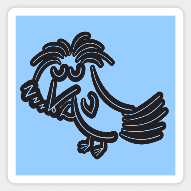 Loopy Bird (SLEEPY)  - Accessories Design ONLY Sticker by Michael Tutko